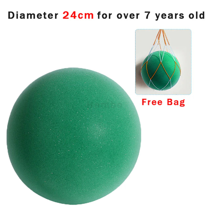 Bouncing Mute Ball Indoor Silent Basketball 24Cm Foam Basketball Silent Soft Ball Size 7 Air Bounce Basket Ball 3/5/7 Sports Toy