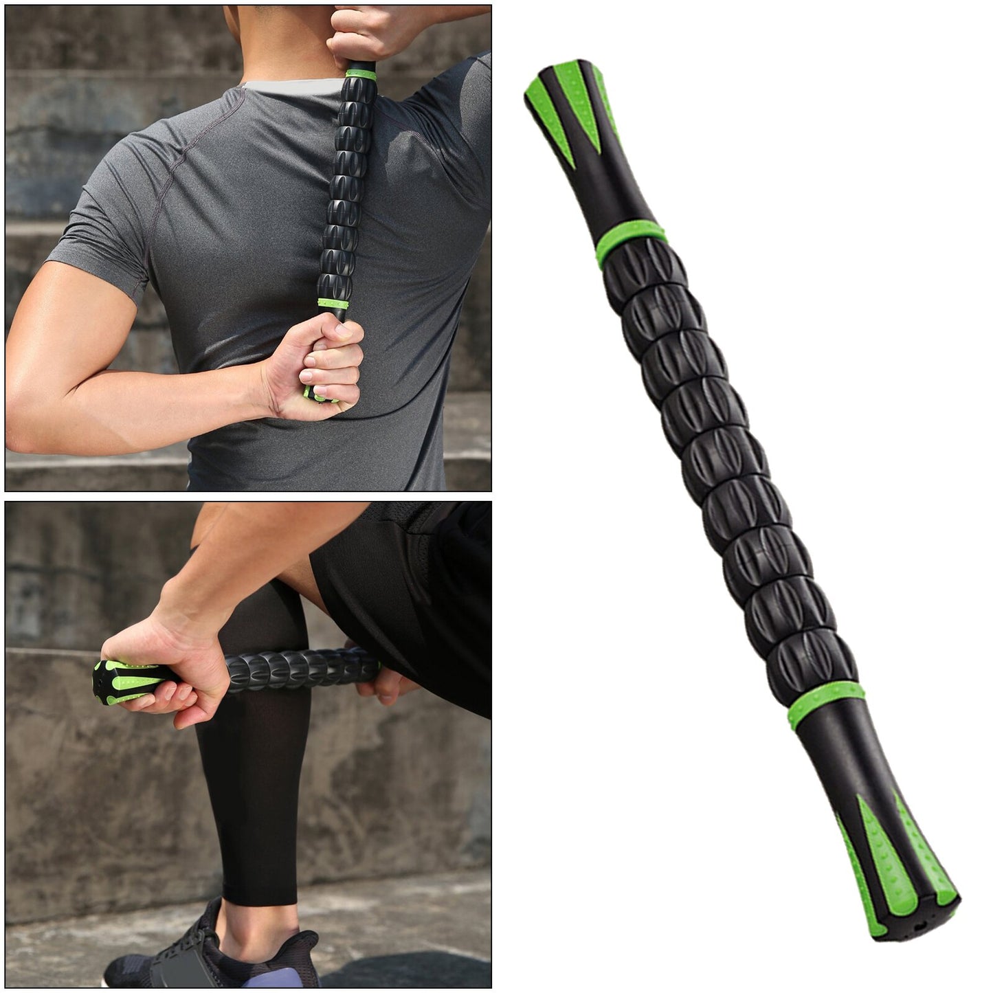 Muscle Roller Stick Deep Tissue Massage Leg Cramps Quads Hamstring Massager