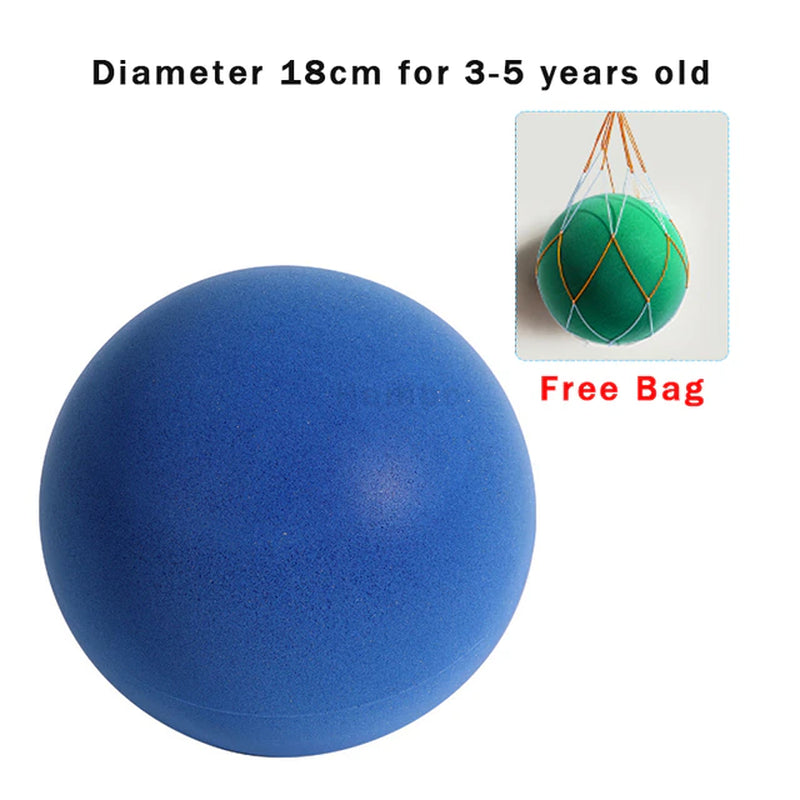 Bouncing Mute Ball Indoor Silent Basketball 24Cm Foam Basketball Silent Soft Ball Size 7 Air Bounce Basket Ball 3/5/7 Sports Toy