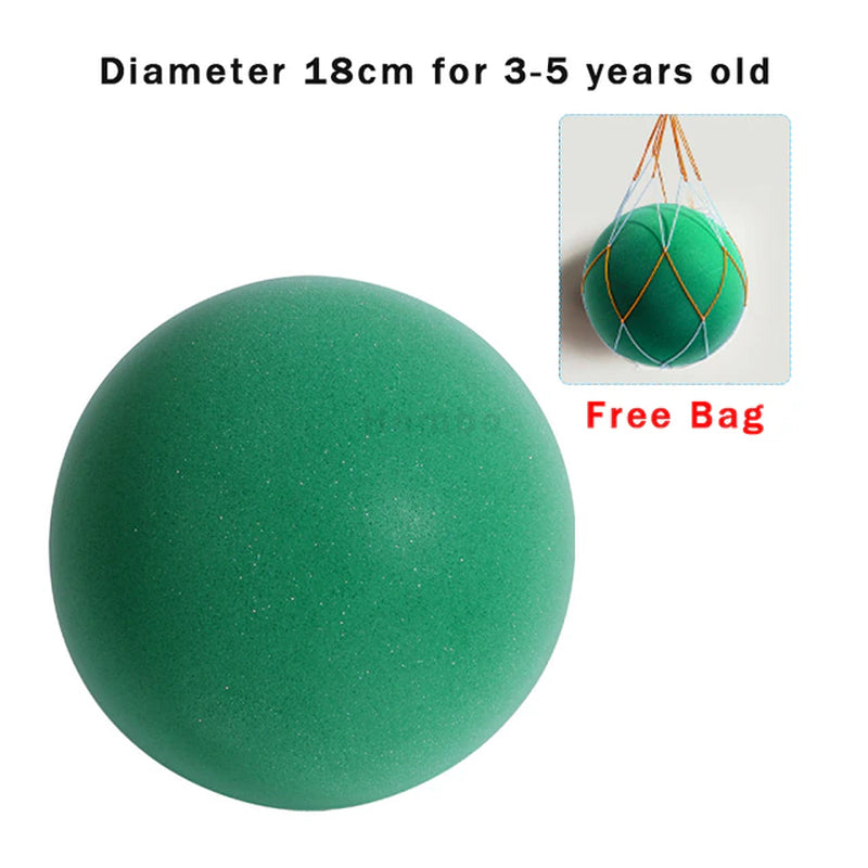 Bouncing Mute Ball Indoor Silent Basketball 24Cm Foam Basketball Silent Soft Ball Size 7 Air Bounce Basket Ball 3/5/7 Sports Toy
